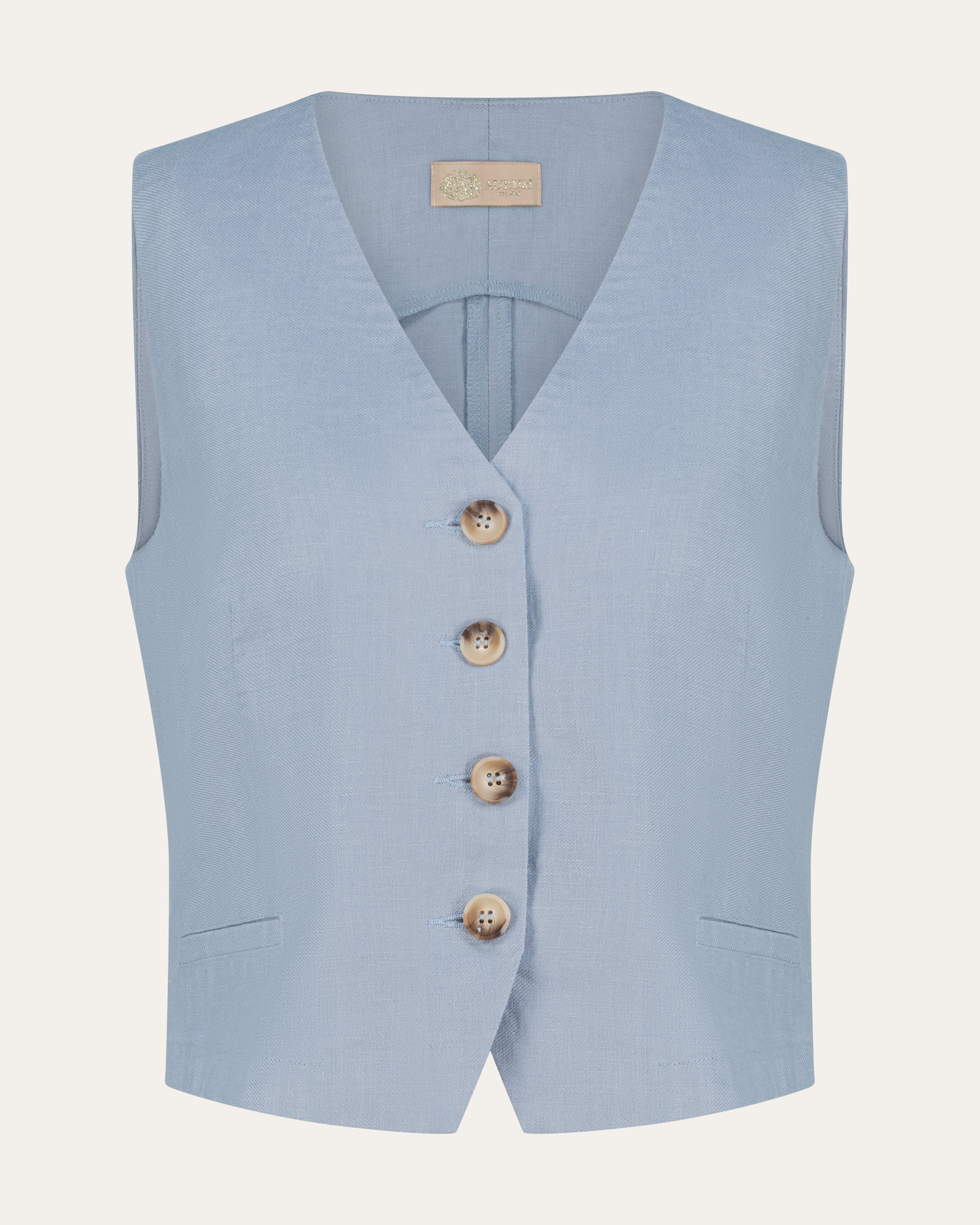 Paris Linen Vest