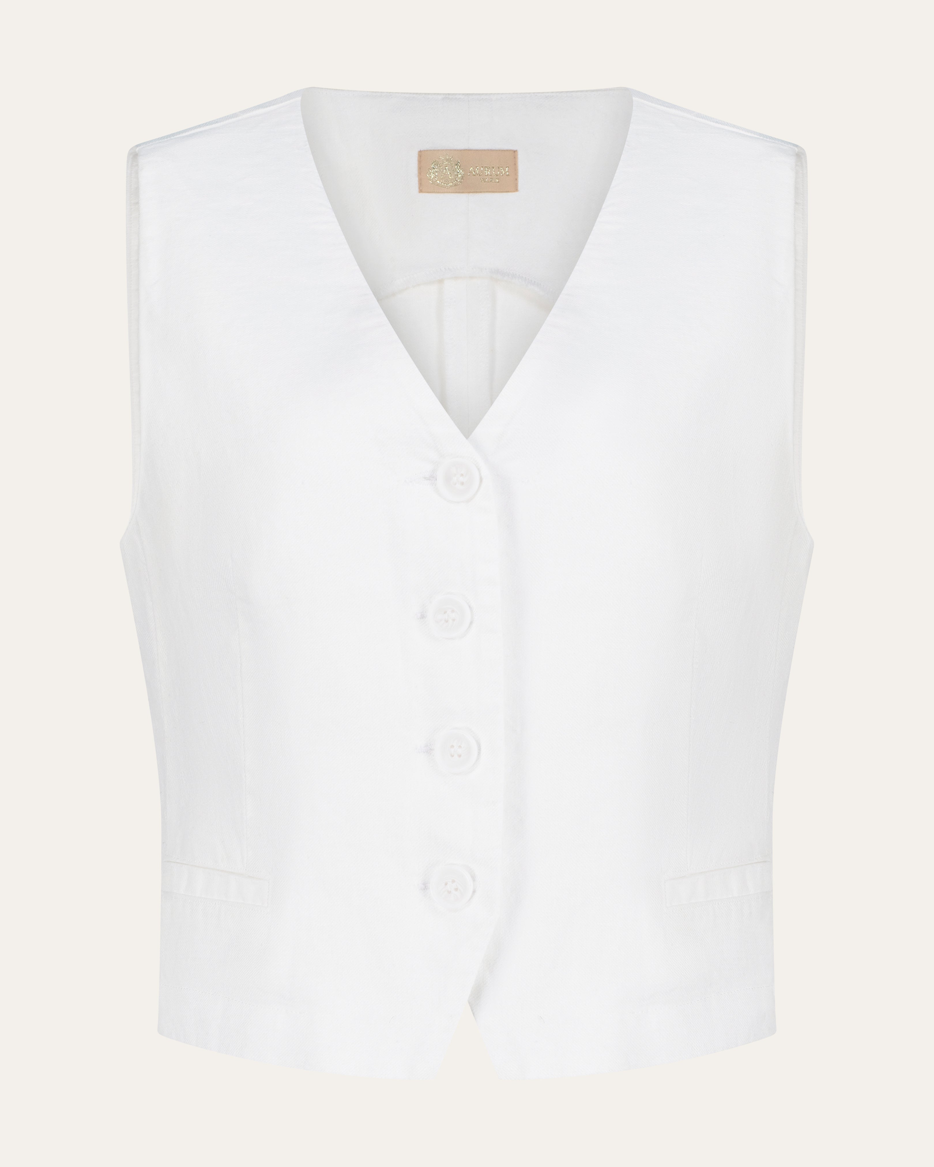 Paris Linen Vest