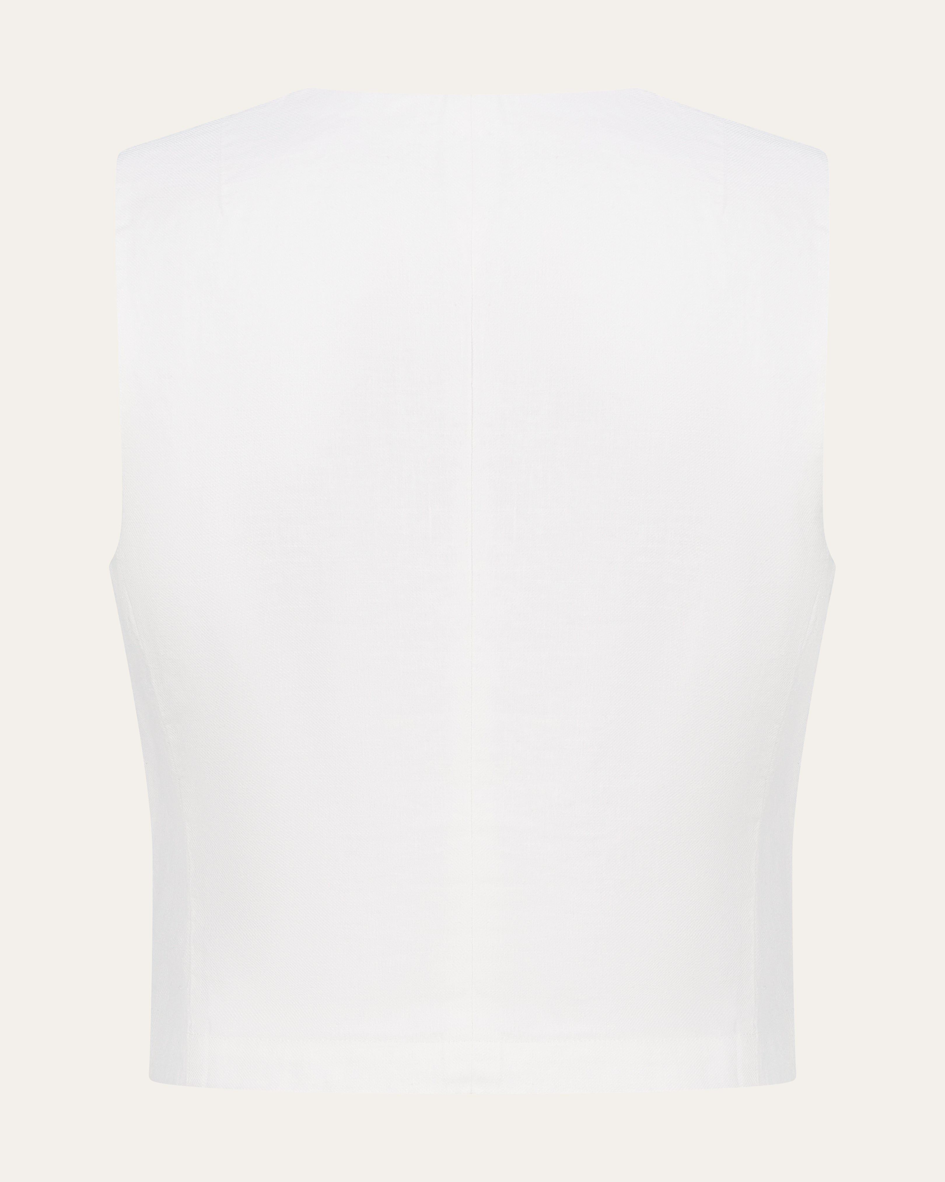 Paris Linen Vest