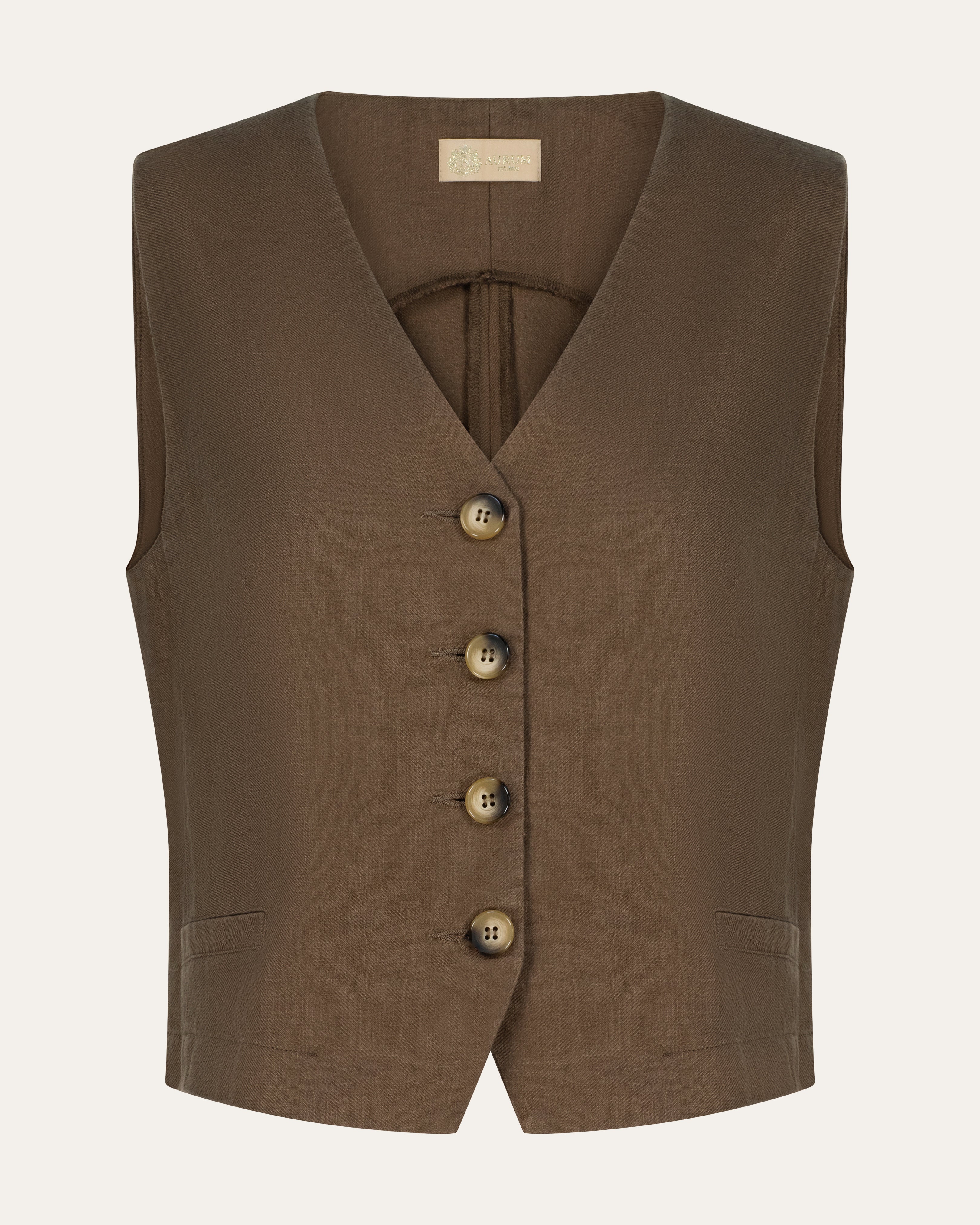 Paris Linen Vest