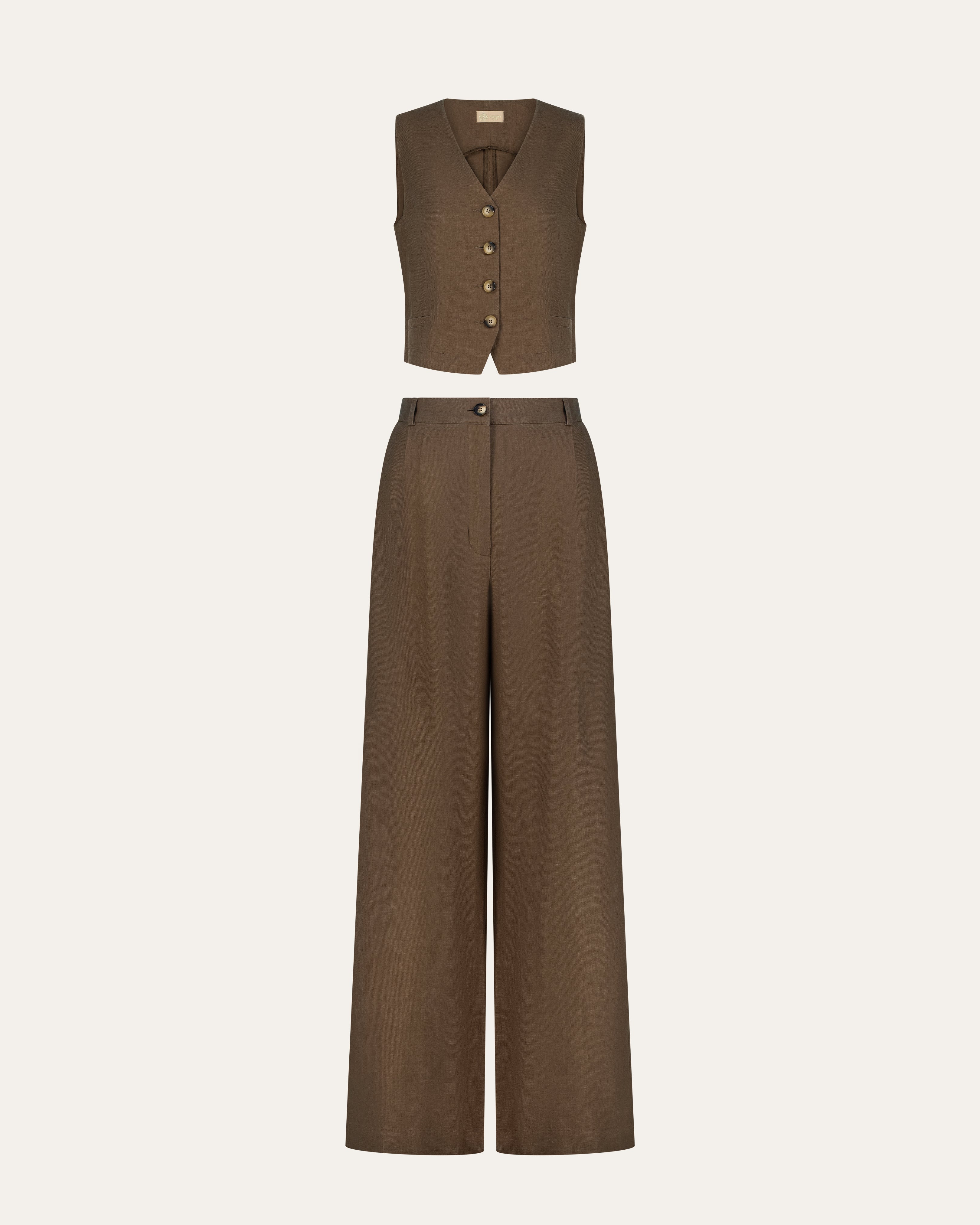 Paris Linen Vest