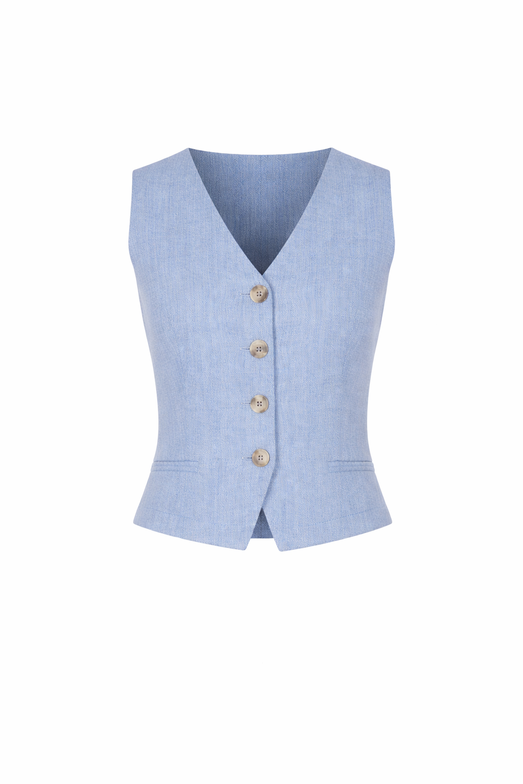 Tandem Linen Denim Vest