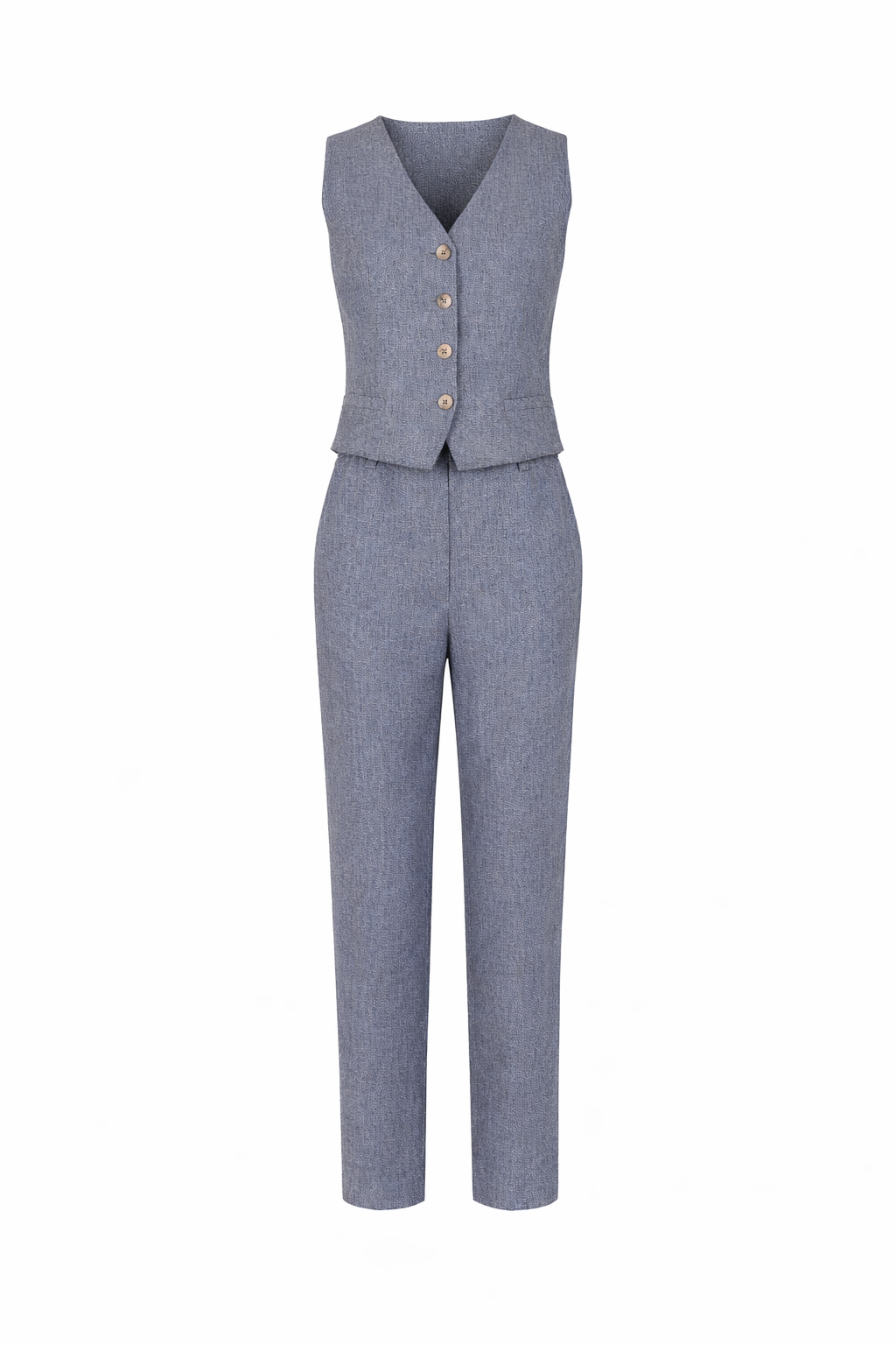 Tandem Linen Denim Vest