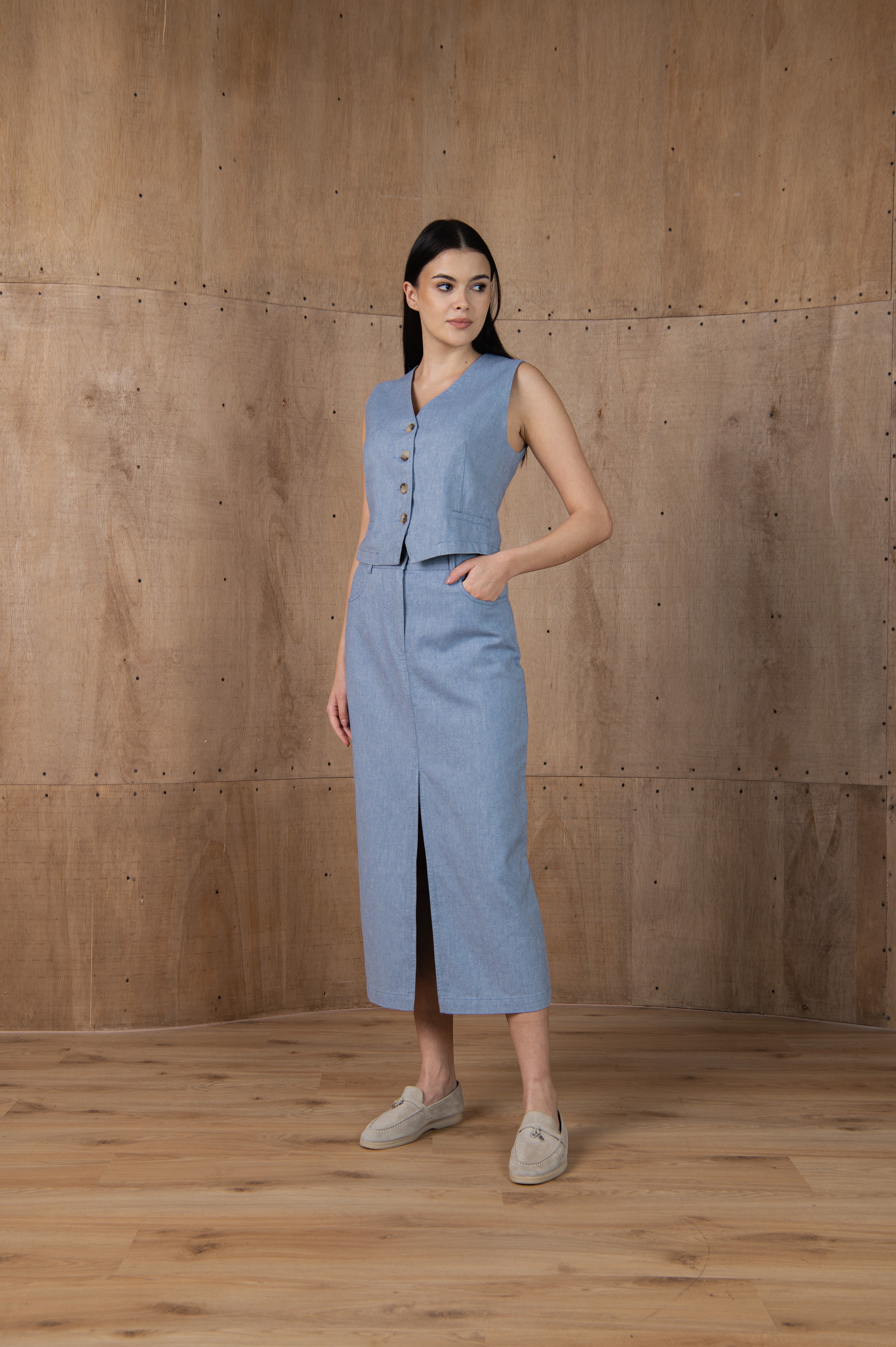 Linen Skirt Tandem