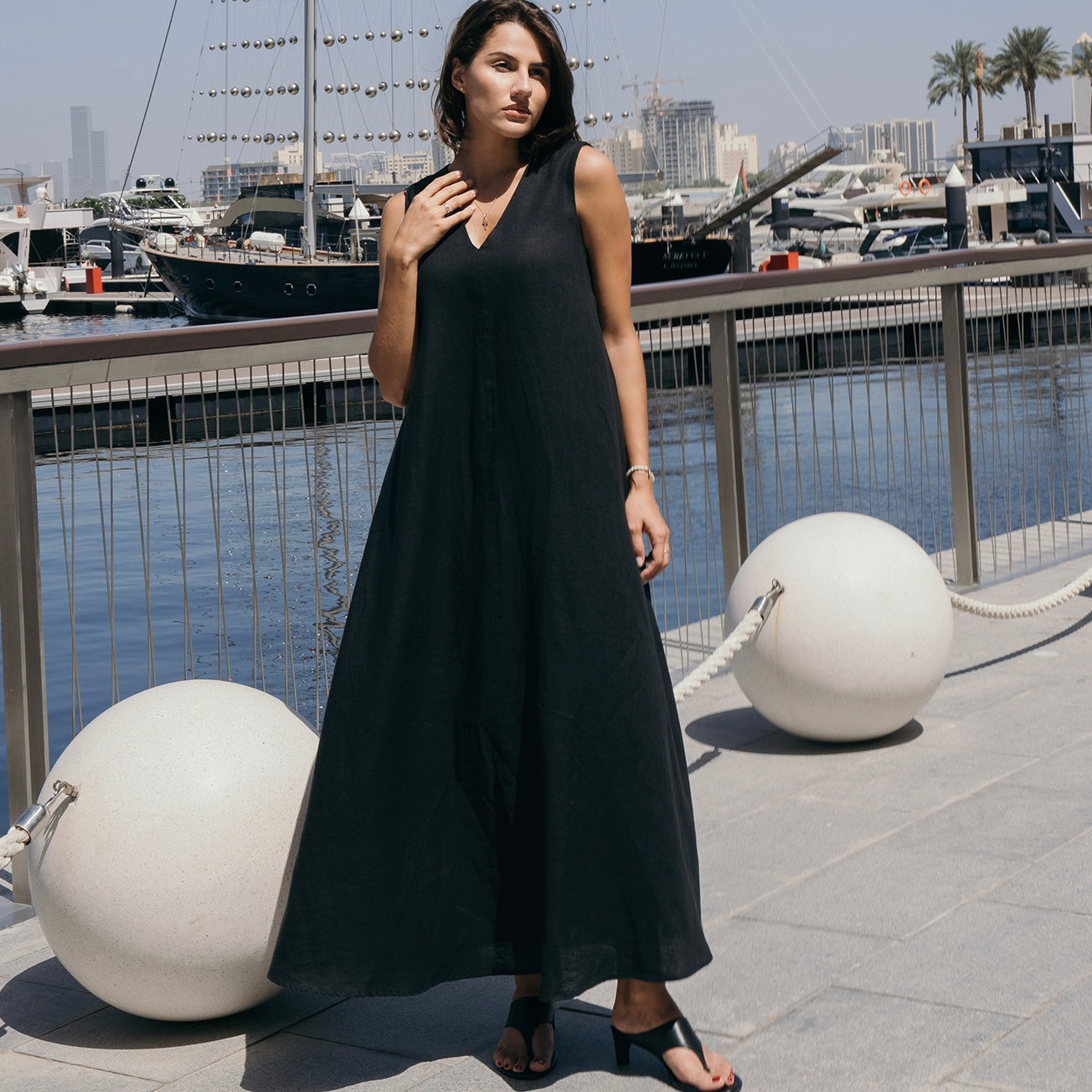 Lara linen dress