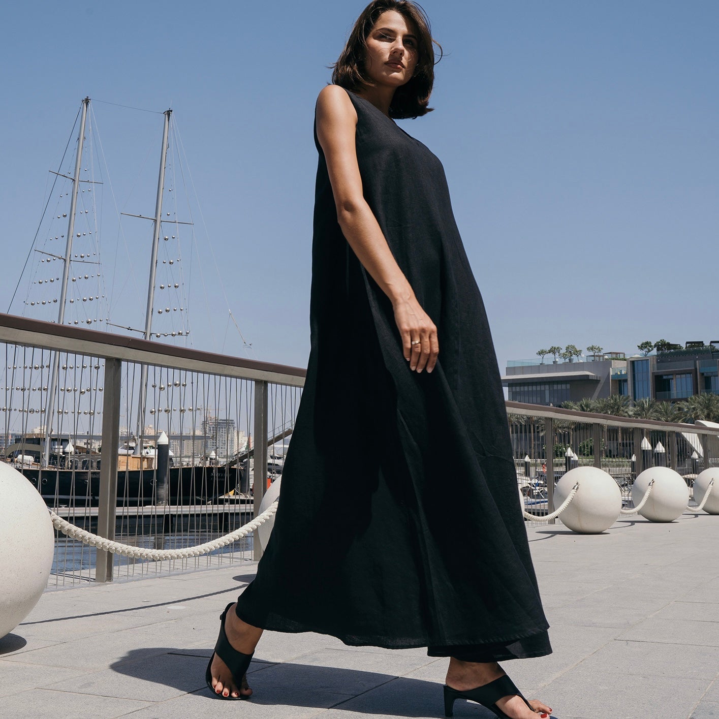 Lara linen dress