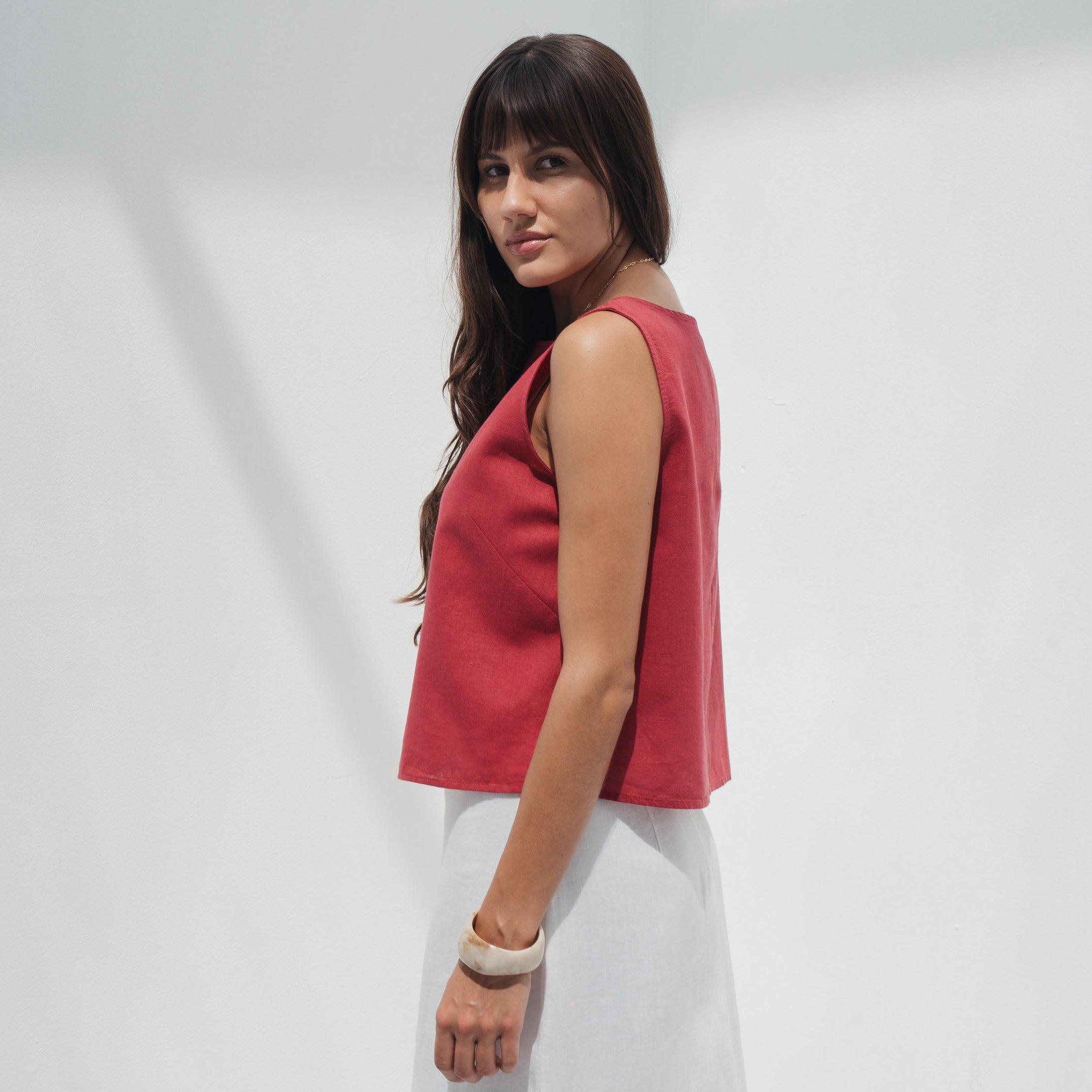 Be Free Linen Top