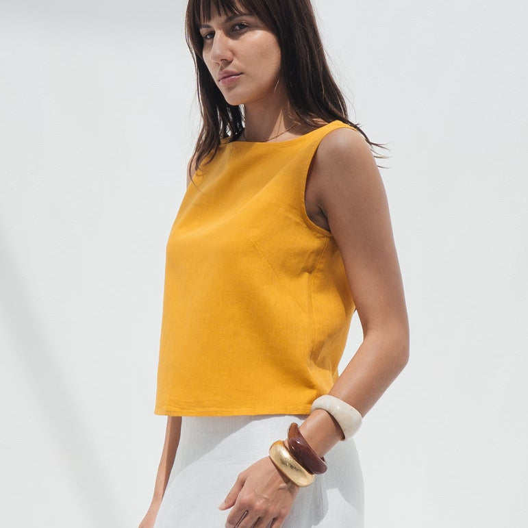 Be Free Linen Top