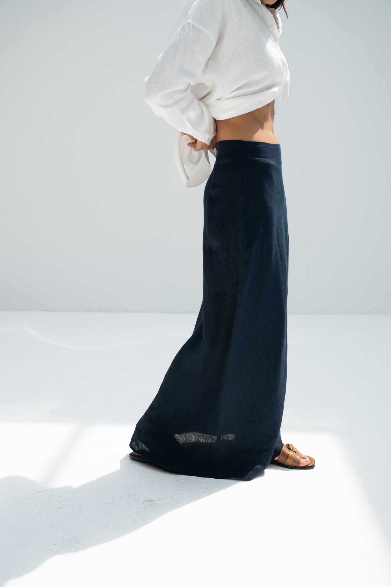 100% Linen Skirt Lily