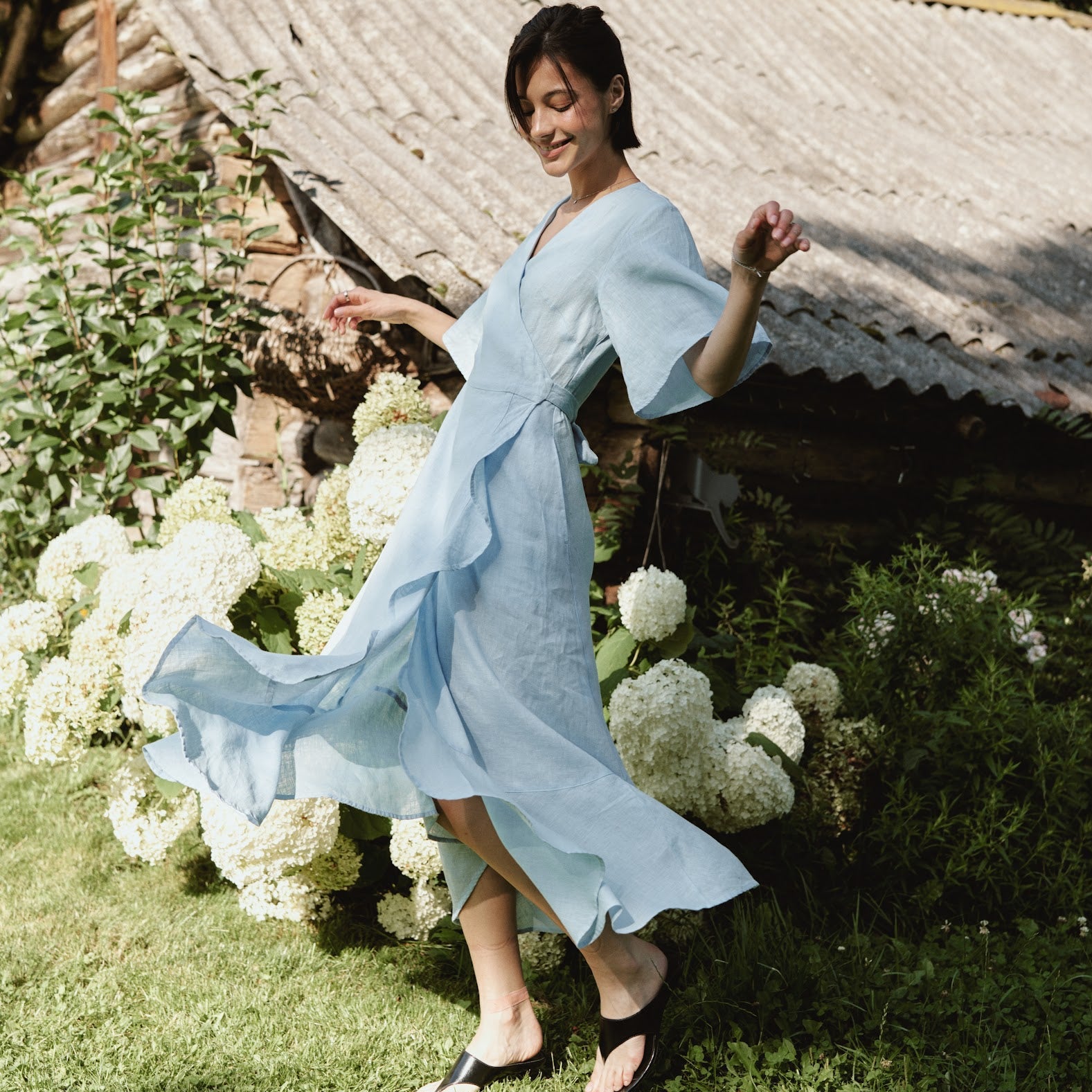 Verona Linen Dress