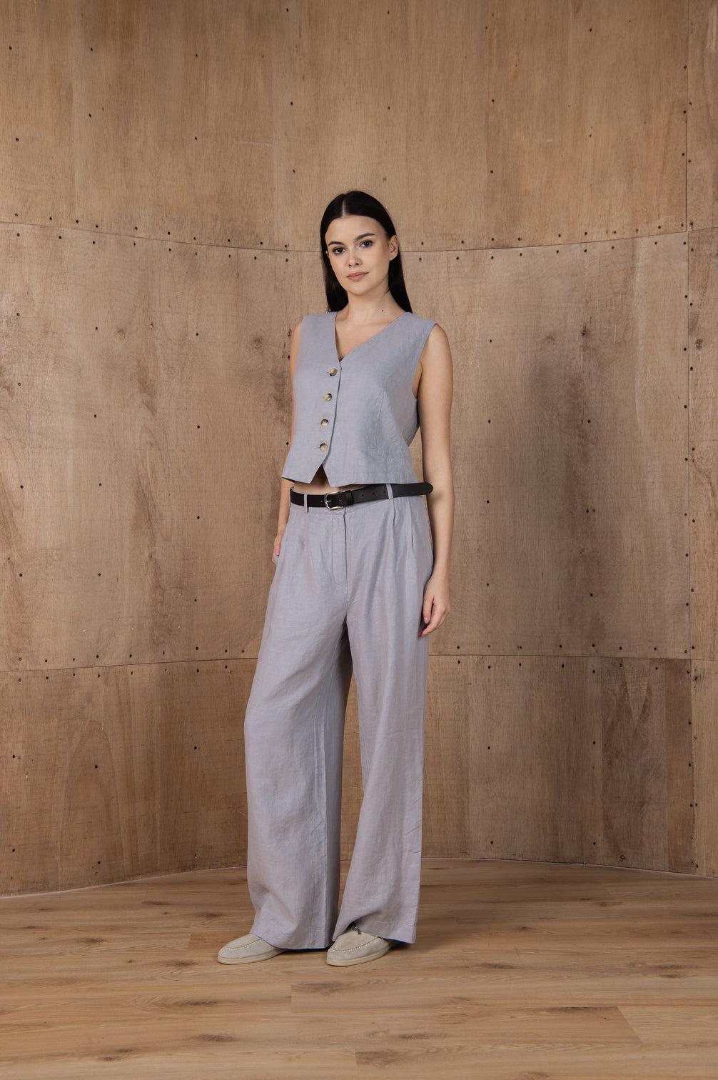 100% Linen Vest Milano