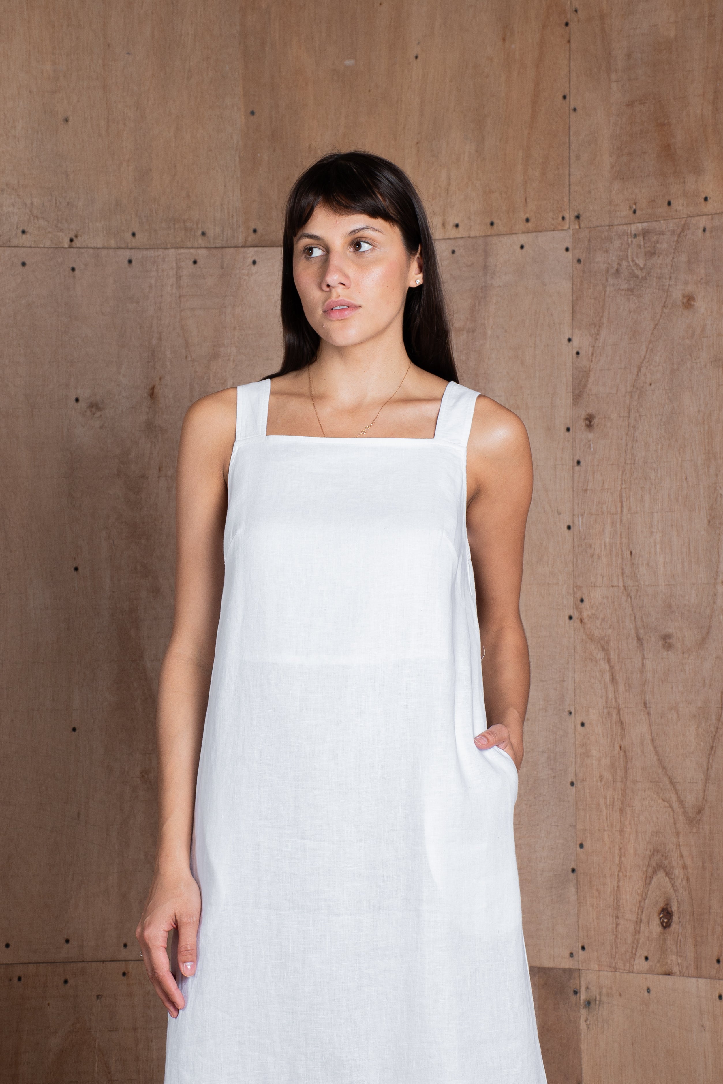 100% Linen Dress Kare