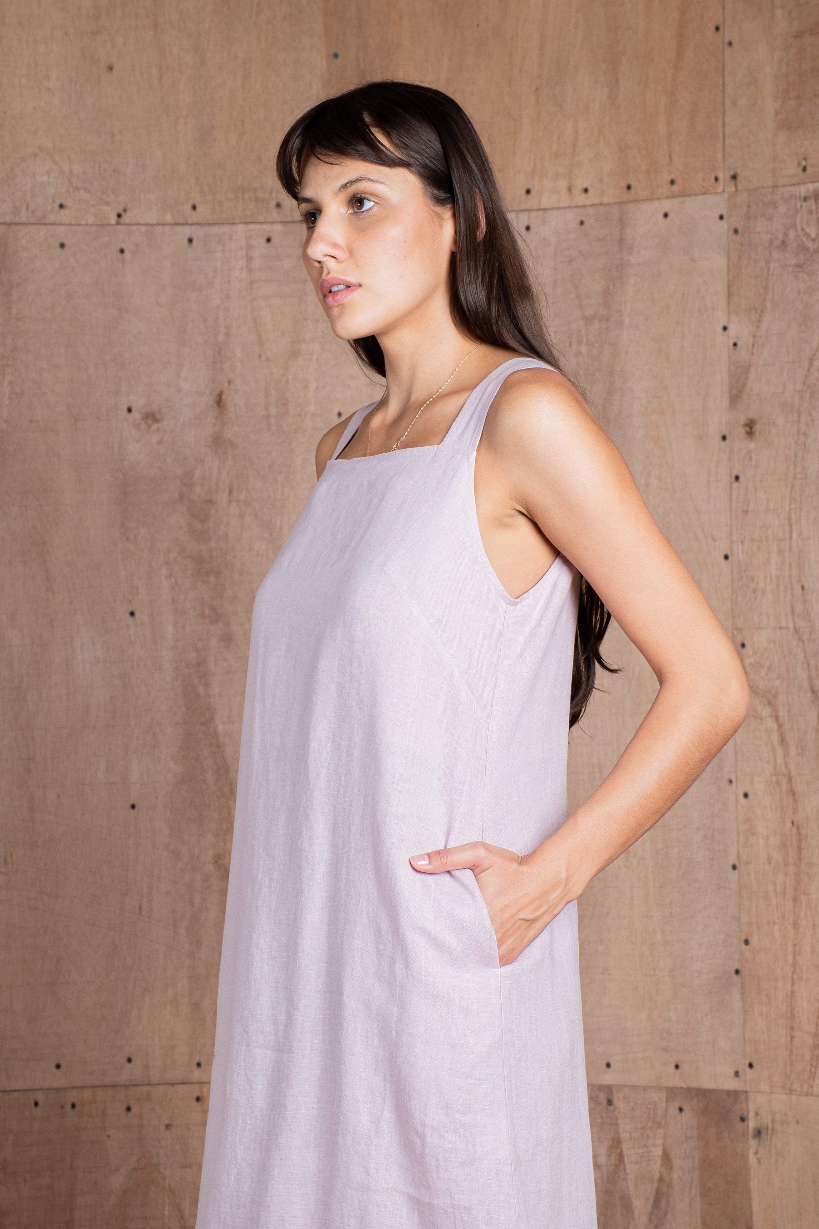 100% Linen Dress Kare