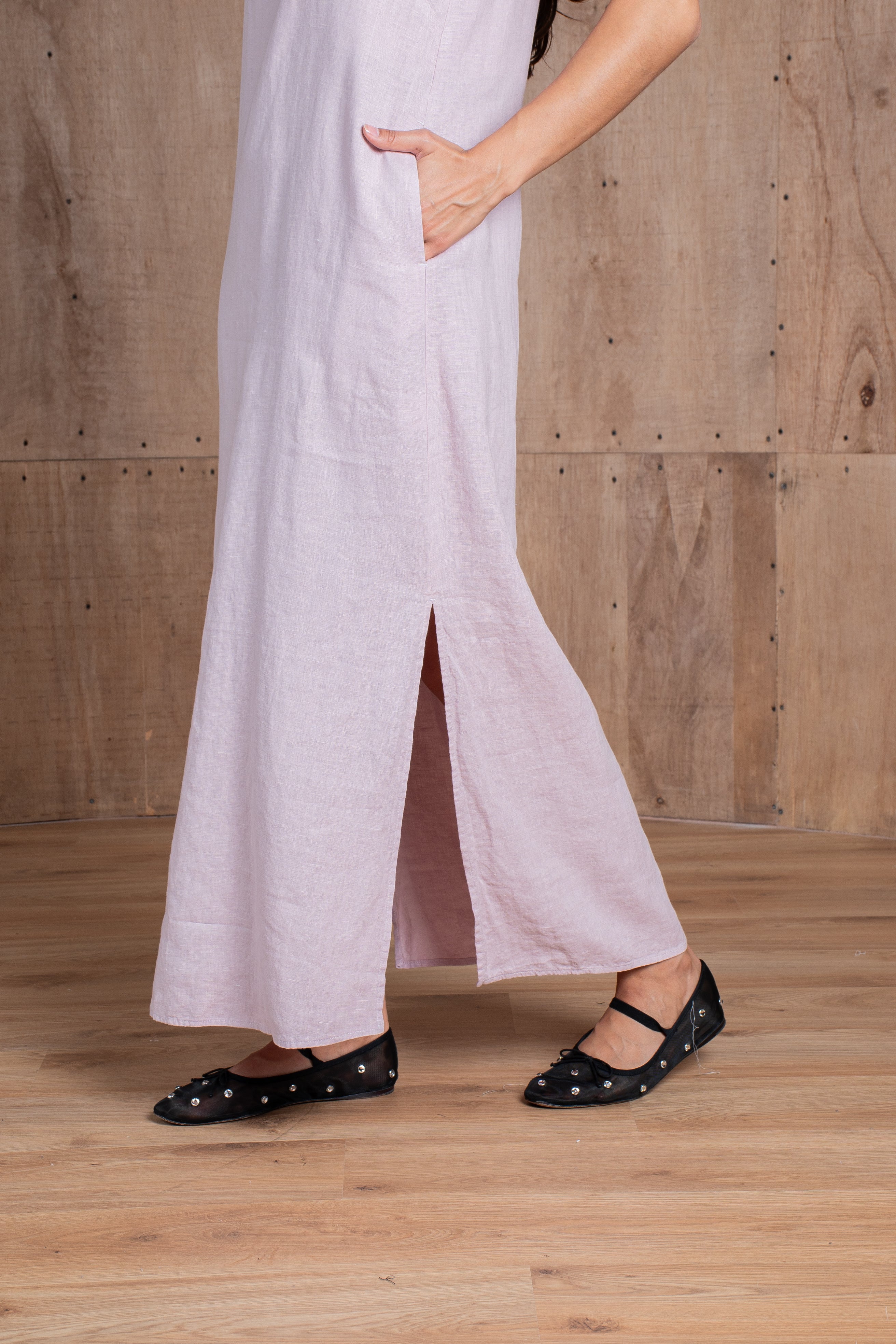 100% Linen Dress Kare