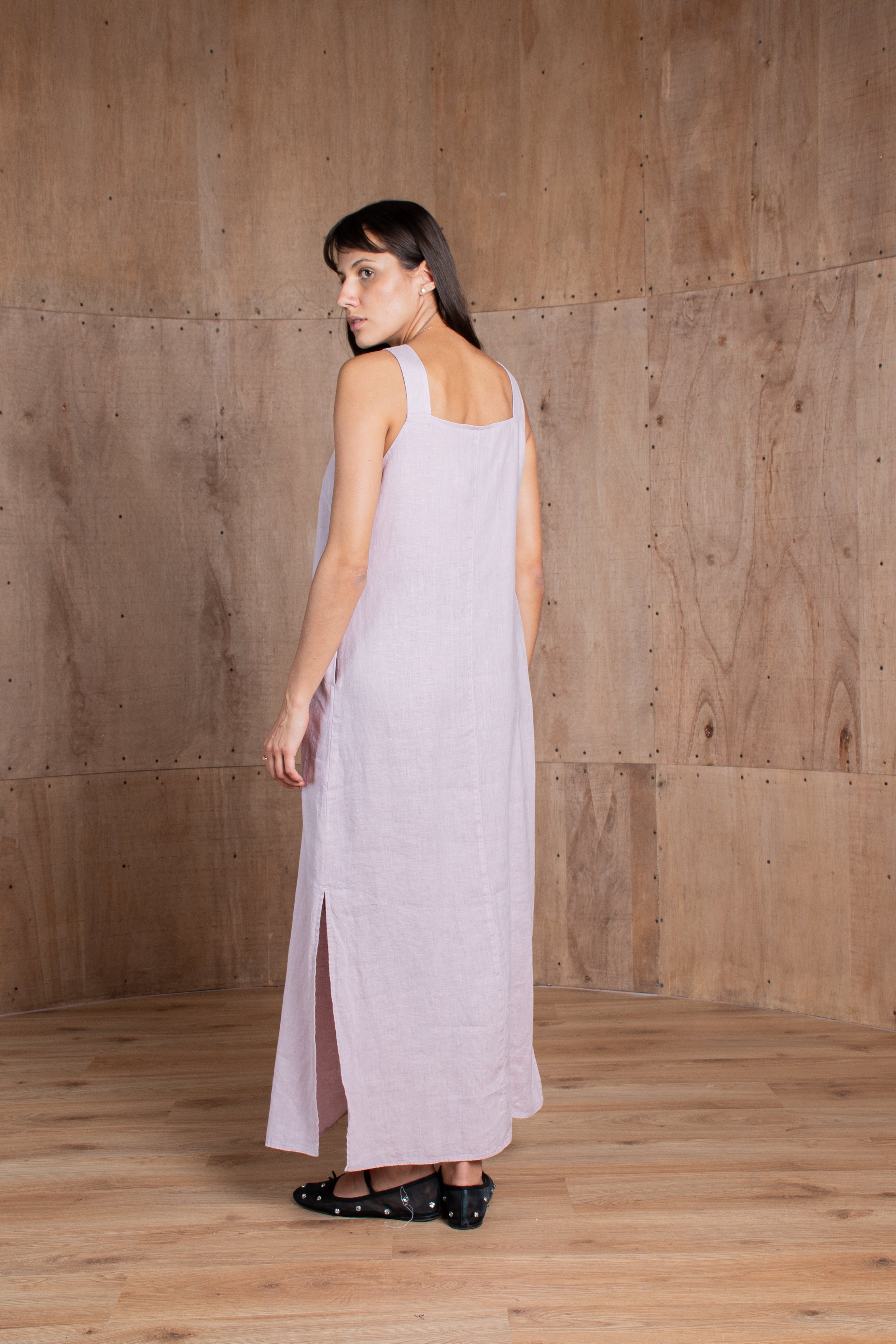 100% Linen Dress Kare