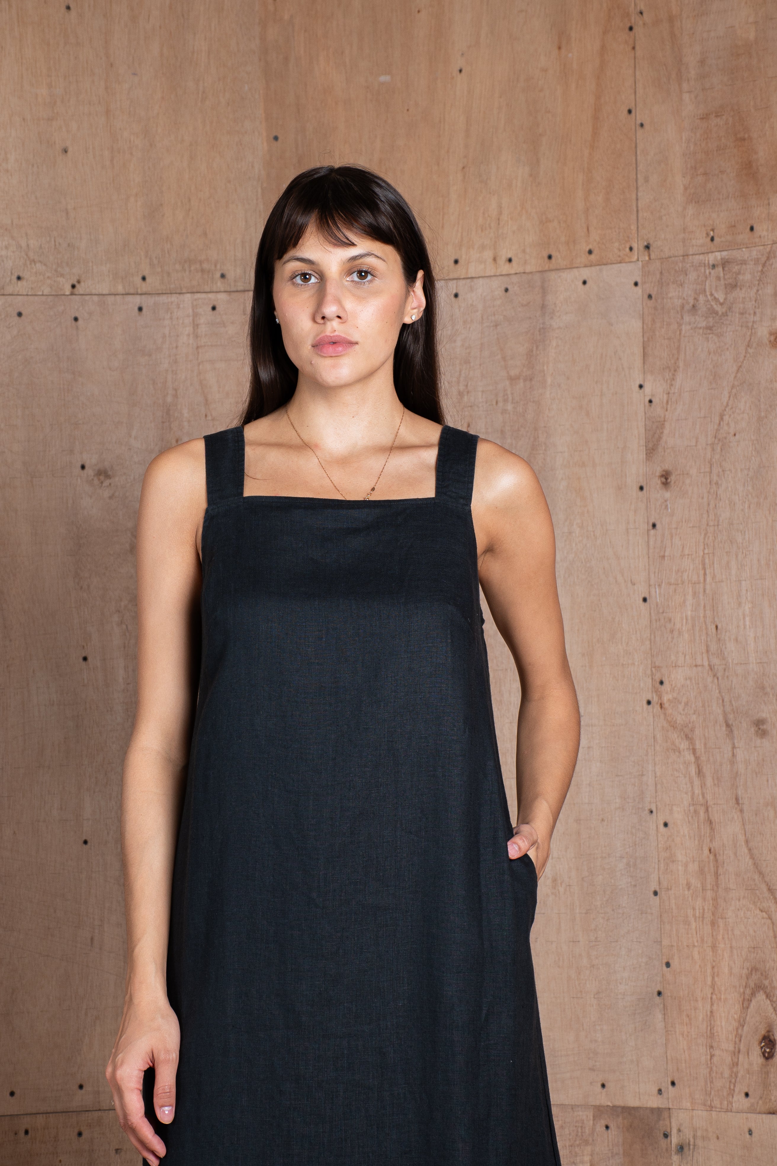 100% Linen Dress Kare