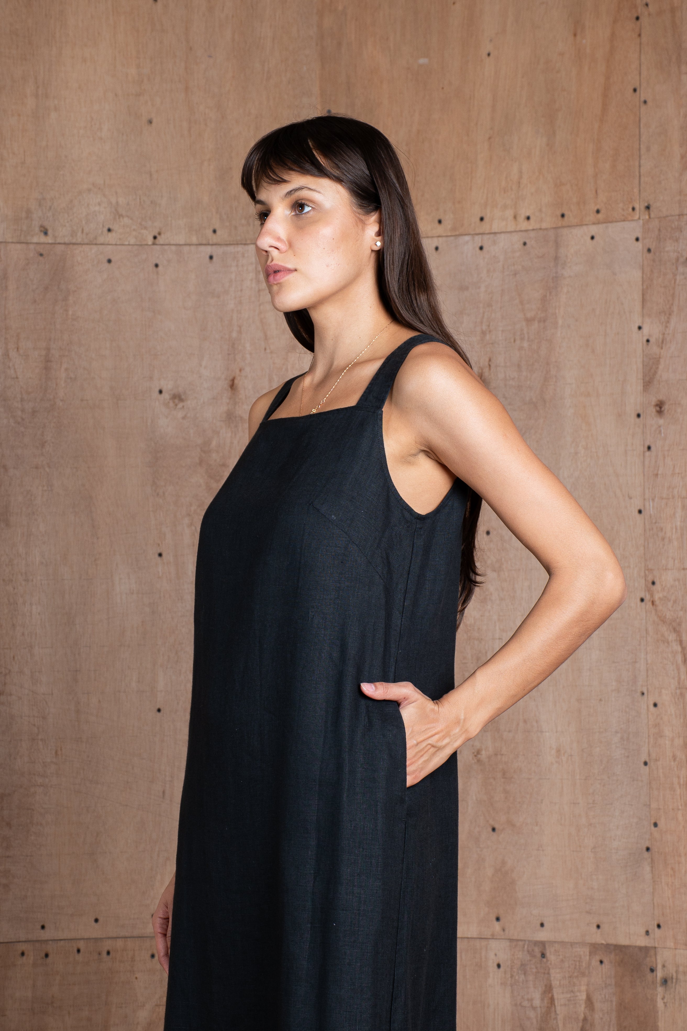 100% Linen Dress Kare