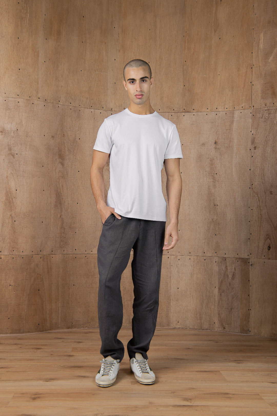 100% linen Archi Trousers