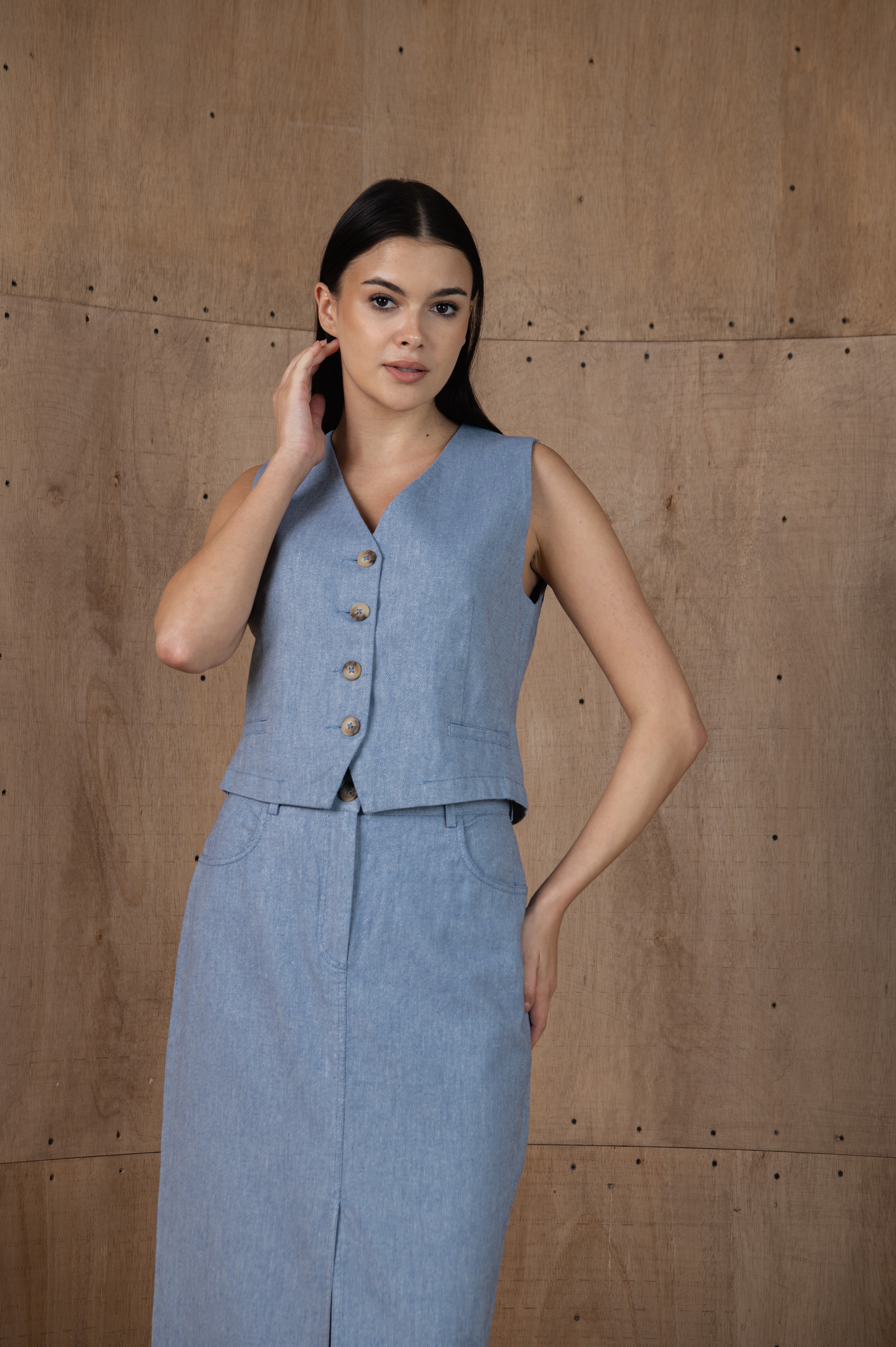 Linen Skirt Tandem