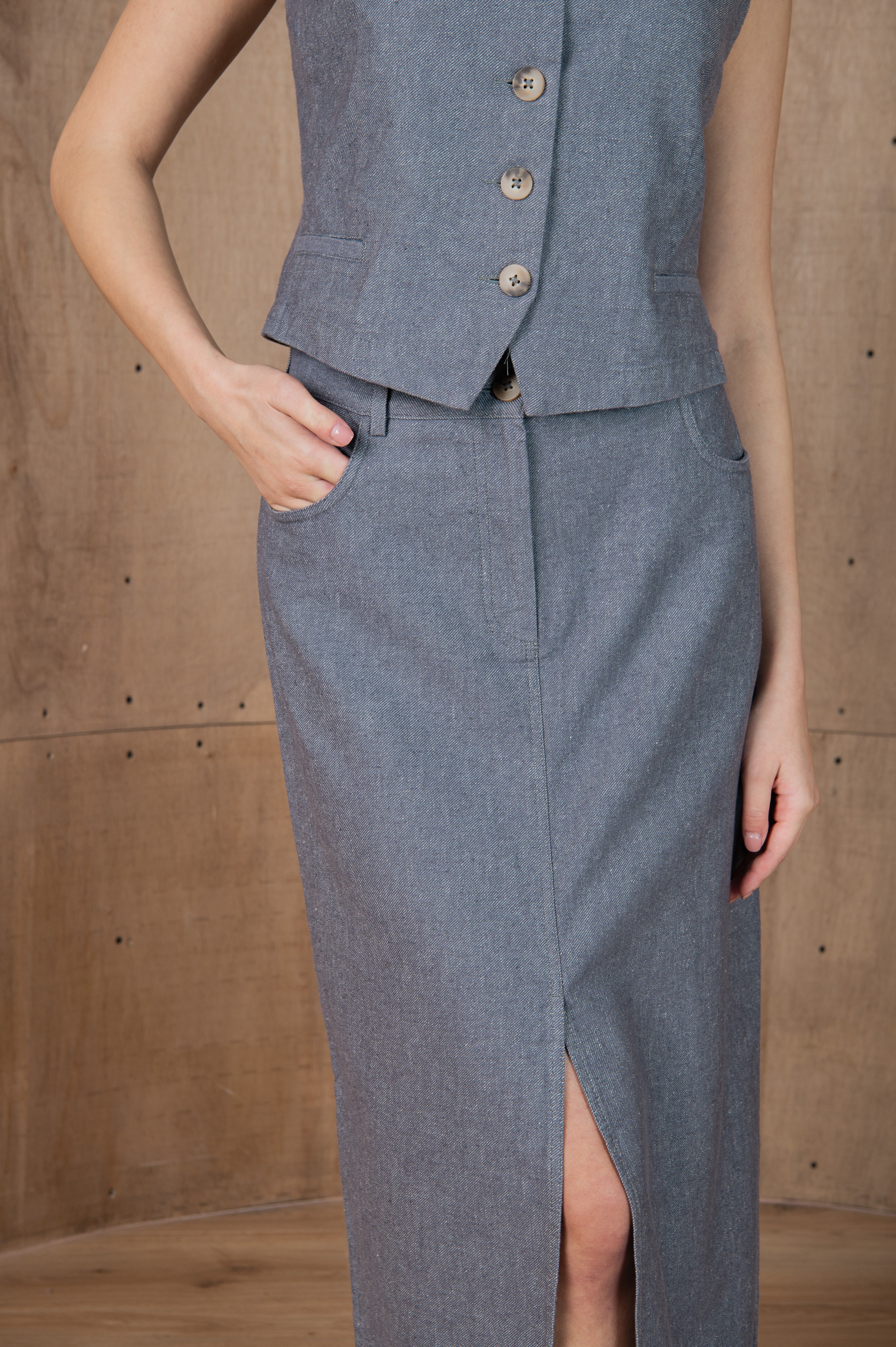 Linen Skirt Tandem